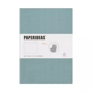 PAPERIDEAS Note B5 Мягкая обложка Fog (Точки, синие)