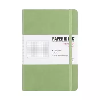PAPERIDEAS Примечание A5 Твердый переплет Авокадо (Квадратный, зеленый)