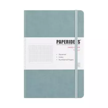 PAPERIDEAS Примечание A5 Твердый переплет Туман (Квадратный, Синий)