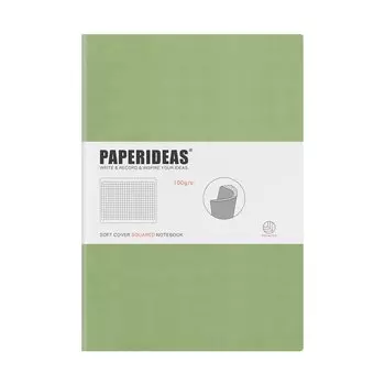 PAPERIDEAS Примечание B5 Мягкая обложка Авокадо (Квадратный, зеленый)