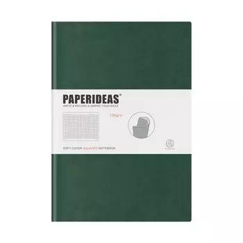 PAPERIDEAS Примечание B5 Мягкая обложка Рождество (Квадратный, зеленый)