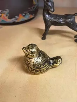 Paperweight Stylish Cast Iron Calligraphy Bookweight Small Bird Cute Paperweight Bunchin Ornaments Home Decoration Desktop Decoration Day Day