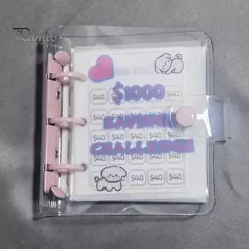 Папка для экономии денег Креативные стратегии Гибкие возможности Эффективный смелый дизайн Мини-папка для экономии денег розовый