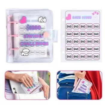 Папка для экономии денег Креативные стратегии Гибкие возможности Эффективный смелый дизайн Мини-папка для экономии денег