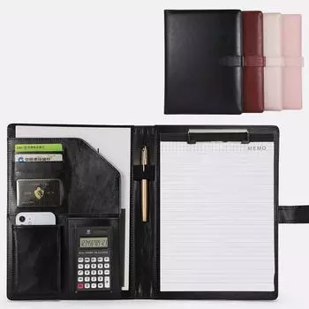 Папка для документов формата А4, папка для документов, папка для буфера обмена, органайзер из искусственной кожи, блокнот для записей для встреч, офис