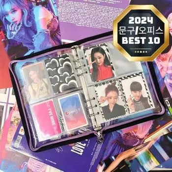 Папка для фотографий с 6 отверстиями Папка для фотографий с прозрачным конвертом формата А5 + высококачественная двусторонняя внутренняя бумага Папка для фотографий в виде ежедневника на 30 листов