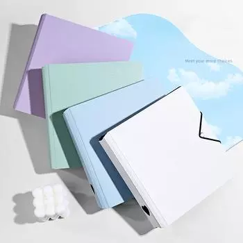 Папка для фотокарт A4/A5, D-кольцо, большая сетка 4/9, сбор книги с перевязочным галстуком, 3-дюймовый фотоальбом, корейский держатель для карт Kpop A5 белый