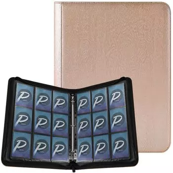 Папка для карточек PAKESI Star Card, 9 карманов, 25 внутренних отделений, вмещает 450 листовок, кожаный чехол для карточек из искусственной кожи, собирайте звездные карты и другие карты, коллекция звездных карточек