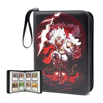 Папка для коллекционных карт WEST TUNE для карт One Piece Card 4, 50, до 400 карт в 1 карте TCG, портативная водонепроницаемая сумка для хранения карт с рукавами для игровых карт
