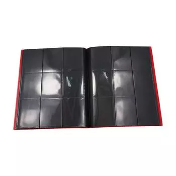 Папка для коллекционных карточек Альбом для коллекционных карточек Игровая карточная книга Подставка для карточек Альбом для карточек Книга красный