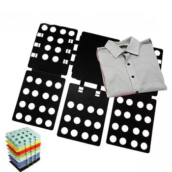 Папка для одежды Быстрая складная доска для одежды Футболки Джемперы Органайзер Складная экономия времени Держатель для одежды Домашний жёлтый