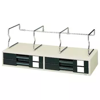 Папка для писем Plus A4 горизонтальная 2-х уровневая W-типа с подставкой для книг LC-222H 16-054