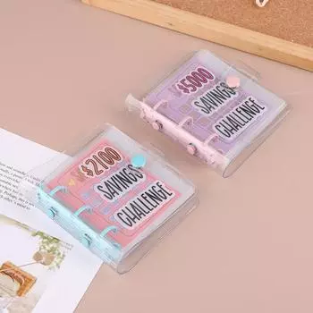 Папка для сбережений $2100/$5000. Конкурс сбережений. Папка для блокнотов с отрывными листами. Планировщик бюджета на жилье. Конверт для сбережений.
