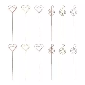 Папка для заметок Мини Настольный держатель для карточек Фотопапка Праздничный торт Украшения Зажим