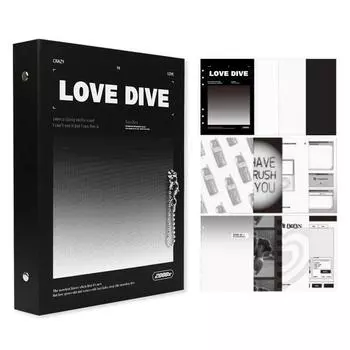 Папка-переплет для дневника Wanna One s Love Is A5, набор из 6 шариков, 03 черного цвета, 1 комплект