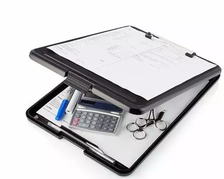 Папка-планшет Panavage, формат А4, папка-регистратор, блокнот для конференций (черный)