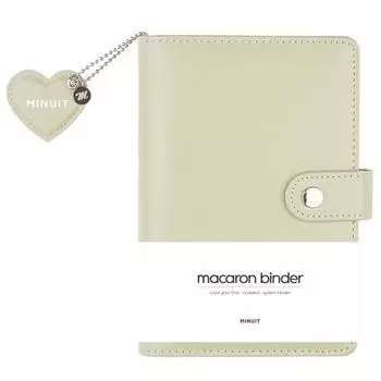 Папка-регистратор для макарон Minuit A6, авокадо, 1 шт.