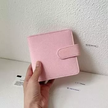 Папка-регистратор для покера с 3 отверстиями, альбом для покера, внутренняя бумага для хранения покера, в комплекте, розовая, 1 шт.