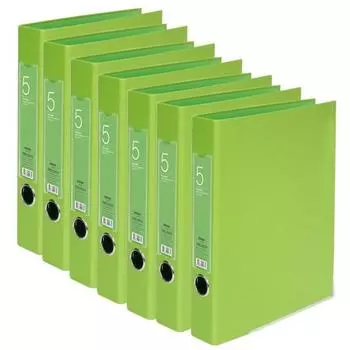 Папка-регистратор Dream Industry Rail Binder 5 см, желто-зеленая, 7 шт.