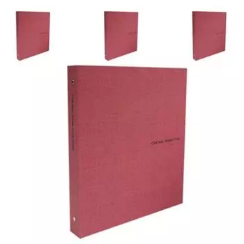 Папка-регистратор Dream Sevien с 3 отверстиями, красная, 4 шт.