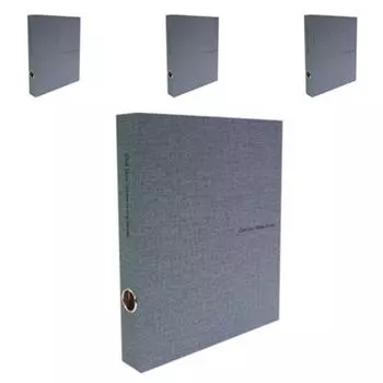 Папка-регистратор Dream Sevien с D-образными кольцами, 3 отверстия, синяя, 4 штуки