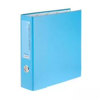 Папка-регистратор Eco Cheongun Eco с D-образными кольцами, 3 отверстия, формат 7 см, А4, цвет «небо», 1 шт.