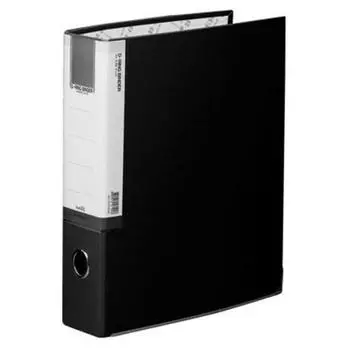 Папка-регистратор Hope с D-образным кольцом, 3 отверстия, черная, 1 шт.