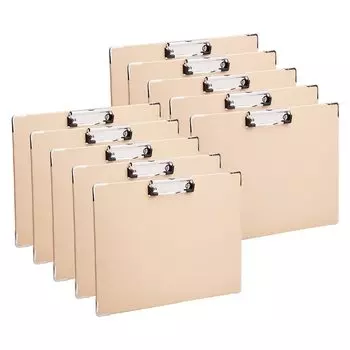 Папка-регистратор Kinstar Clipboard A4, горизонтальная, упаковка из 10 штук