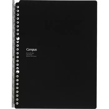 Папка-регистратор KOKUYO Loose Leaf Campus Smart Ring Biz B5 26 отверстий до 25 штук черный Lu-SP701D