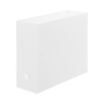 Папка-регистратор MUJI из полипропилена, стандартная, ширина 10 см, глубина 32 см, высота 24 см 02555702 Коробка, тип, A4, прозрачная,