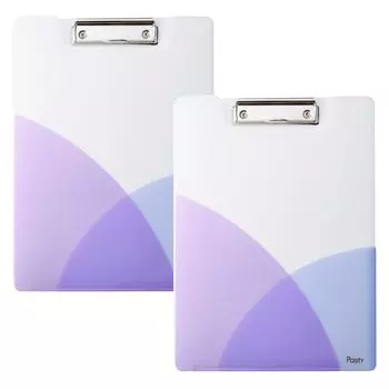 Папка-регистратор Plus Pasty Clip File A4 Blueberry Purple, набор из 2 шт.