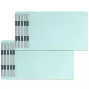 Папка-регистратор PLUS Plus A4 горизонтальная 2 отверстия 10 книг в упаковке Синий № 022NP 78-515