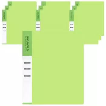 Папка-регистратор с кольцом Red Loop A4, 3 отверстия, 315 x 250 x 35 мм, светло-зеленая, 10 штук