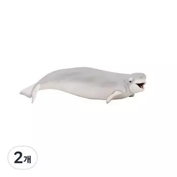 Papo marine animal beluga figures, 2 pieces, popular toys in Korea