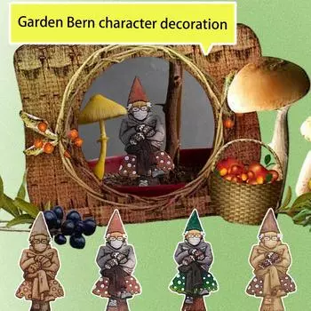 Папоротник Бернский Grumpy Bernese Садовый гном Растение, Садовые украшения One Size