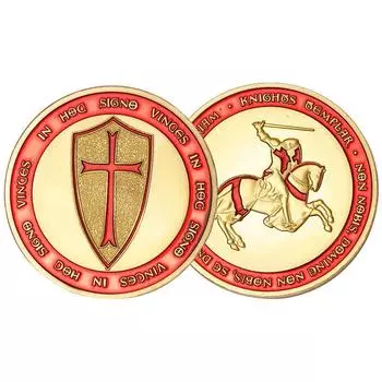 Папский экспедиционный корпус, медаль рыцарей-тамплиеров, коллекция европейских рыцарей для фанатов, поделки