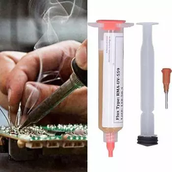 Паяльная паста 10cc RMA223 RMA-223 Паяльная паста Смазка для припоя для компьютерных чипов Телефон LED BGA SMD PGA Инструменты для ремонта печатных плат