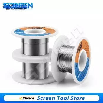 Паяльная проволока Mechanic HX-T100 с мягким сердечником из канифоли 50 г 0,3 мм 0,4 мм 0,5 мм 0,6 мм 0,8 мм 1 мм 1,2 мм для инструмента для ремонта iPhone Samsung 1mm
