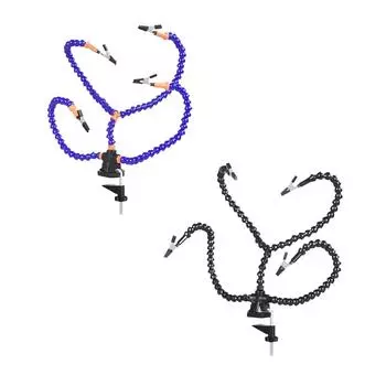 Паяльная станция Helping Hands, паяльник третьей руки, зажимной инструмент, толщина 5-50 мм, держатель печатной платы для хобби, модельного магазина, сварщика чёрный