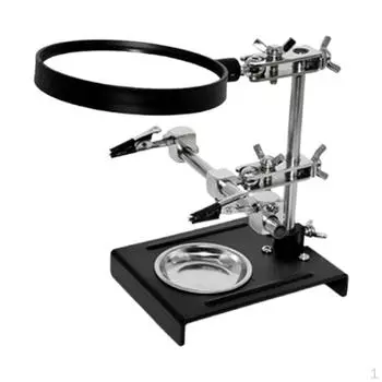 Паяльная станция Third Hand Professional с увеличительным стеклом, держатель припоя для печатной платы