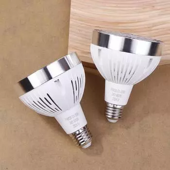 Par30 Led E27 Лампа 220 В Светодиодная Лампа Par Трековый Светильник 35 Вт 3000 К 6000 К Шоу-рум Прожектор Теплый Желтый Свет Чистый Белый Свет A1