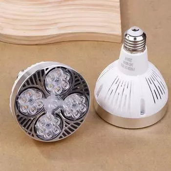 Par30 Led E27 Лампа 220 В Светодиодная Лампа Par Трековый Светильник 35 Вт 3000 К 6000 К Шоу-рум Прожектор Теплый Желтый Свет Чистый Белый Свет