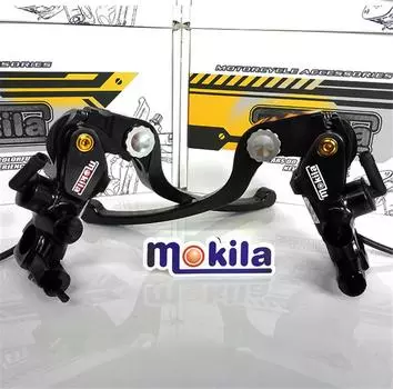 Пара 19RCS Мотоцикл 7/8 22мм Универсальный ЧПУ Тормозной главный цилиндр Радиальный тормозной насос Рычаг сцепления Гидравлический насос Для Honda Yamaha Kawasaki