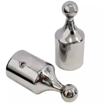 Пара 316SS прочных тентовых тентовых крышек из нержавеющей стали с шаровым наконечником 7/8 или 1 ID, морские тентовые шаровые фитинги, морская фурнитура 7/8 pair