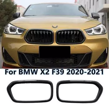 Пара АБС-пластика, решетка переднего бампера, рамка для BMW X2 F39, автоаксессуары Carstyling матовый черный