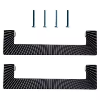 Пара антикварных металлических мебельных ручек, винтажные ручки для ящиков, персонализируют домашний декор, обновления для ванной комнаты и комода T1 чёрный