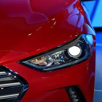 Пара автомобильных фар Eyeline Point Molding ABS Декоративная накладка для Hyundai Elantra AD 2016 2017 2018 Наклейка для стайлинга автомобиля