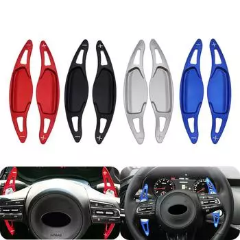 Пара автомобильных рулевых колес, удлинитель рычага переключения передач для Kia Stinger CK K8 2018 2019 2020, детали шасси из алюминиевого сплава с ЧПУ красный