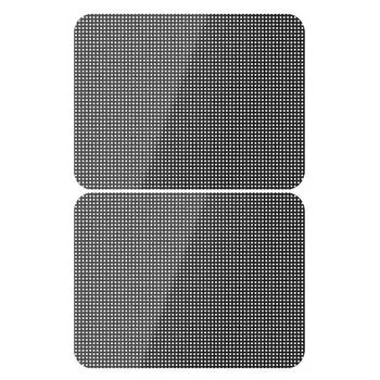 Пара автомобильных солнцезащитных козырьков, боковых стеклянных пленок, солнцезащитная изоляционная клейкая шторка для окон автомобиля, электростатическая наклейка чёрный