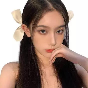 Пара бантов, зажим для девочек, боковой зажим для девочек, корейский верхний зажим, боковой зажим «рыбий хвост», аксессуары для волос на голову